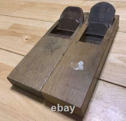 Kanna Hand Plane Japanese Carpentry Woodworking Tool Inscription Set of 2 EMS FS