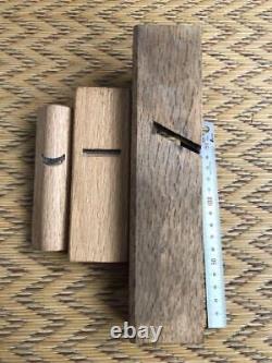 Kanna Hand Plane Japanese Carpentry Woodworking Tool Lot of 3 Vintage tt204