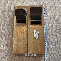 Kanna Hand Plane Japanese Carpentry Woodworking Tool set of 2 USED