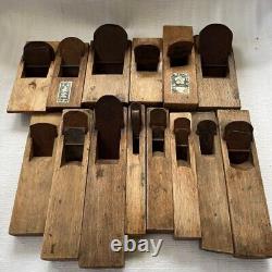 Kanna Hand Plane Japanese Vintage carpenter tool set of 14 japan