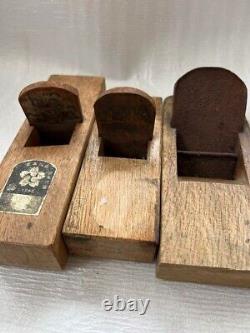 Kanna Hand Plane Japanese Vintage carpenter tool set of 14 japan