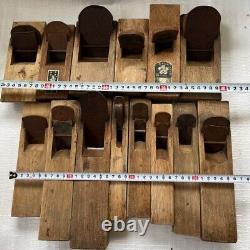 Kanna Hand Plane Japanese Vintage carpenter tool set of 14 japan