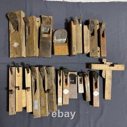 Kanna Hand Plane Japanese Vintage carpenter tool set of 23 japan