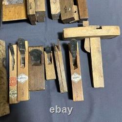 Kanna Hand Plane Japanese Vintage carpenter tool set of 23 japan