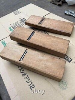 Kanna Hand Plane Japanese Vintage carpenter tool set of 3 japan K38