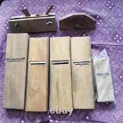 Kanna Hand Plane Japanese Vintage carpenter tool set of 5 japan