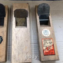 Kanna Hand Plane Japanese Vintage carpenter tool set of 8 Japan #01