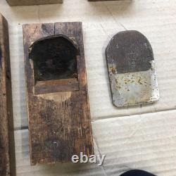 Kanna Hand Plane Japanese Vintage carpenter tool set of 8 Japan #01