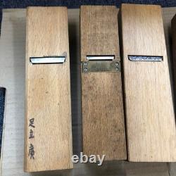 Kanna Hand Plane Japanese Vintage carpenter tool set of 8 Japan #01