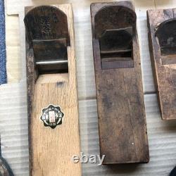 Kanna Hand Plane Japanese Vintage carpenter tool set of 8 Japan #01
