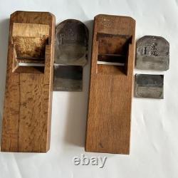 Kanna Hand Plane Set 2pc Traditional Japanese Woodworking Vintage Tools
