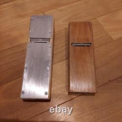 Kanna Japanese Carpentry Woodworking Tool Hand Plane Set Lot of 2 KY384