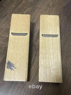 Kanna Japanese Carpentry Woodworking Tool Hand Plane Set Lot of 2 ST01