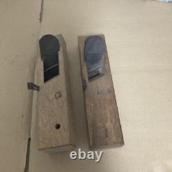 Kanna Japanese Carpentry Woodworking Tool Hand Plane Set Lot of 2 ST02