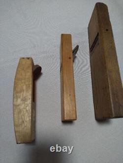 Kanna Japanese Carpentry Woodworking Tool Hand Plane Set Lot of 3