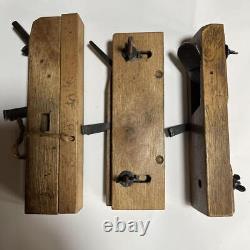 Kanna Japanese Carpentry Woodworking Tool Hand Plane Set Lot of 3 KY406