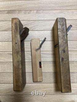 Kanna Japanese Carpentry Woodworking Tool Hand Plane Set Lot of 3 ST05