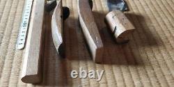 Kanna Japanese Carpentry Woodworking Tool Hand Plane Set Lot of 4 KY549