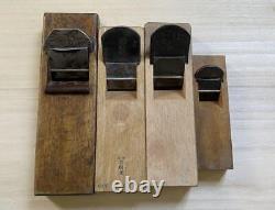 Kanna Japanese Carpentry Woodworking Tool Hand Plane Set Lot of 4 KY551