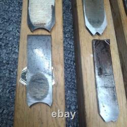 Kanna Japanese Carpentry Woodworking Tool Hand Plane Set Lot of 5 KY533