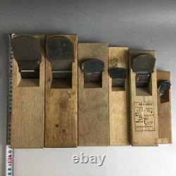 Kanna Japanese Carpentry Woodworking Tool Hand Plane Set Lot of 6 KY451