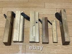 Kanna Japanese Carpentry Woodworking Tool Hand Plane Set Lot of 6 ST02