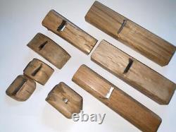 Kanna Japanese Carpentry Woodworking Tool Hand Plane Set Lot of 8