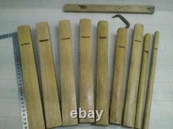 Kanna Japanese Carpentry Woodworking Tool Hand Plane Set Lot of 9