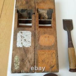 Kanna Nomi Japanese Carpentry Woodworking Tool Hand Plane Set Lot of 3