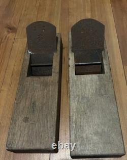 Kanna Plane 2 Piece Set Hand Tool Woodworking Vintage Ready to Use Premium