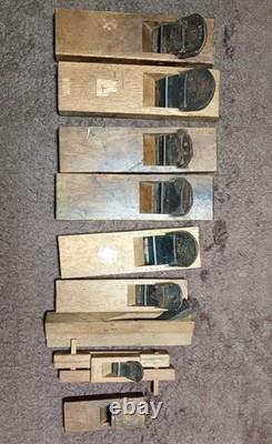 Kanna Plane 9pc Set Vintage Hand Tool Woodworking Kit for DIY Great Now