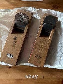 Kanna Plane Carpenter Tool Double Set Vintage Used Hand Tool Woodworking