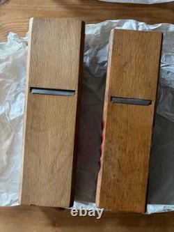 Kanna Plane Carpenter Tool Double Set Vintage Used Hand Tool Woodworking