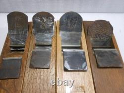 Kanna Planes 4pc Woodworking Tools Smoothing Plane Set Vintage Authentic