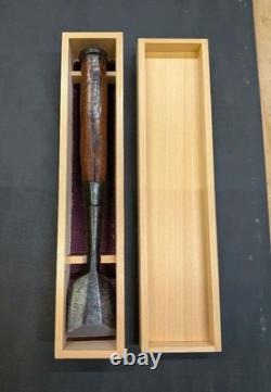 Kimoji Antique Japanese Tataki Nomi Chisel 42mm 1 Sun 4 Bu Tamahagane Kansai