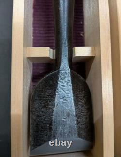 Kimoji Antique Japanese Tataki Nomi Chisel 42mm 1 Sun 4 Bu Tamahagane Kansai
