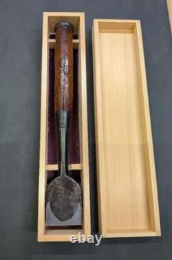 Kimoji Antique Japanese Tataki Nomi Chisel 42mm 1 Sun 4 Bu Tamahagane Kansai