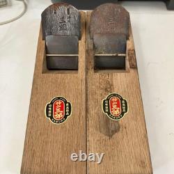 Kobe Saburo Japanese Hand Plane Set of 2 Woodworking Tools Used