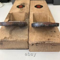 Kobe Saburo Japanese Hand Plane Set of 2 Woodworking Tools Used