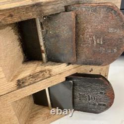 Kobe Saburo Japanese Hand Plane Set of 2 Woodworking Tools Used Kobe Saburo Japanese Hand Plane Set of 2 Woodworking Tools Used