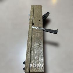 Kunihide Right Hand Kiwa Kanna Brass Lined Rabbet Plane with Fence