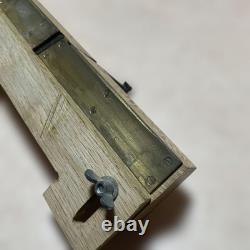 Kunihide Right Hand Kiwa Kanna Brass Lined Rabbet Plane with Fence
