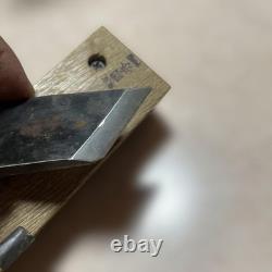 Kunihide Right Hand Kiwa Kanna Brass Lined Rabbet Plane with Fence