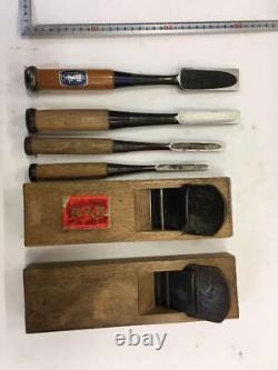 LOT 6 JAPANESE style WOOD PLANE KANNA 65mm + NOMI 30mm 18mm 12mm 9mm SET F22995