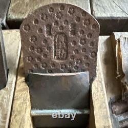 LOT 8 JAPANESE Wood Plane KANNA SET Engraved Carpentry Tools F46699