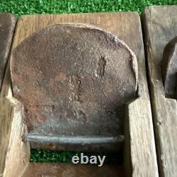 LOT 8 JAPANESE Wood Plane KANNA SET Engraved Carpentry Tools F46699
