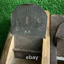 LOT 8 JAPANESE Wood Plane KANNA SET Engraved Carpentry Tools F46699