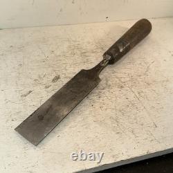 LOT OF 4 Vintage ASSORTED BUCK BROTHERS CARVING Gouging CHISELS Wood Working