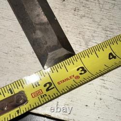 LOT OF 4 Vintage ASSORTED BUCK BROTHERS CARVING Gouging CHISELS Wood Working