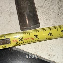 LOT OF 4 Vintage ASSORTED BUCK BROTHERS CARVING Gouging CHISELS Wood Working